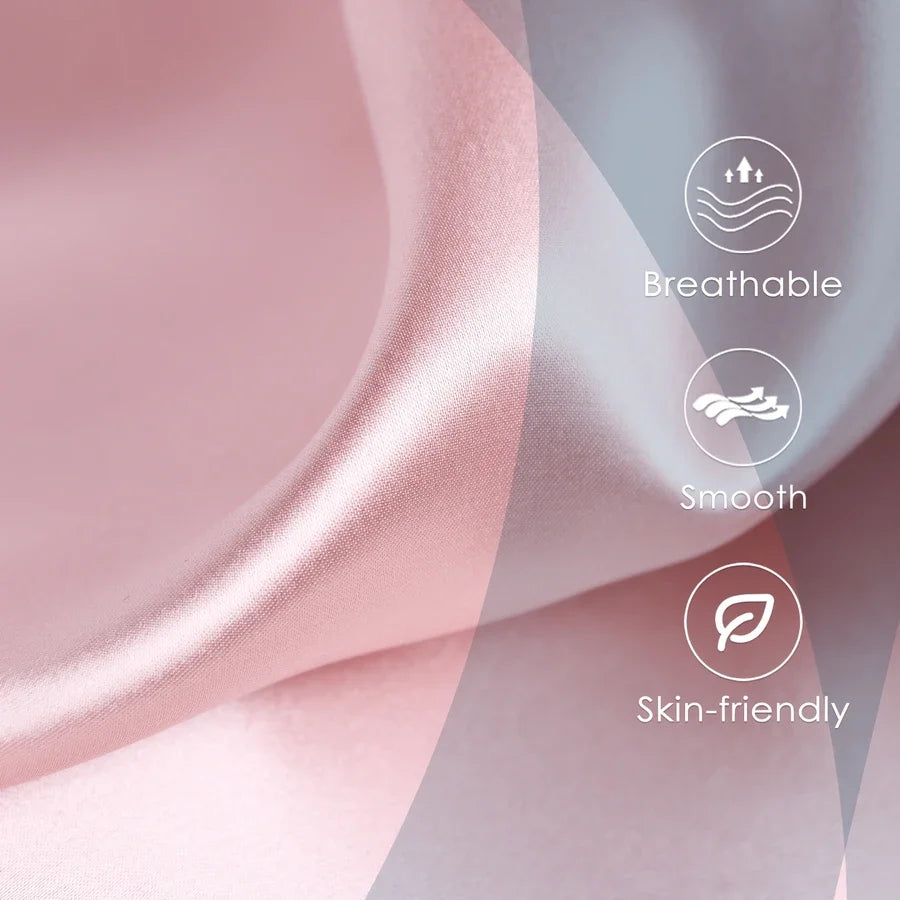 Juwensilk Silky Stain Pillowcase Silky Pillowcase Natural Silk Pillowcase Mulberry Silk Pillow Case Standard Queen K