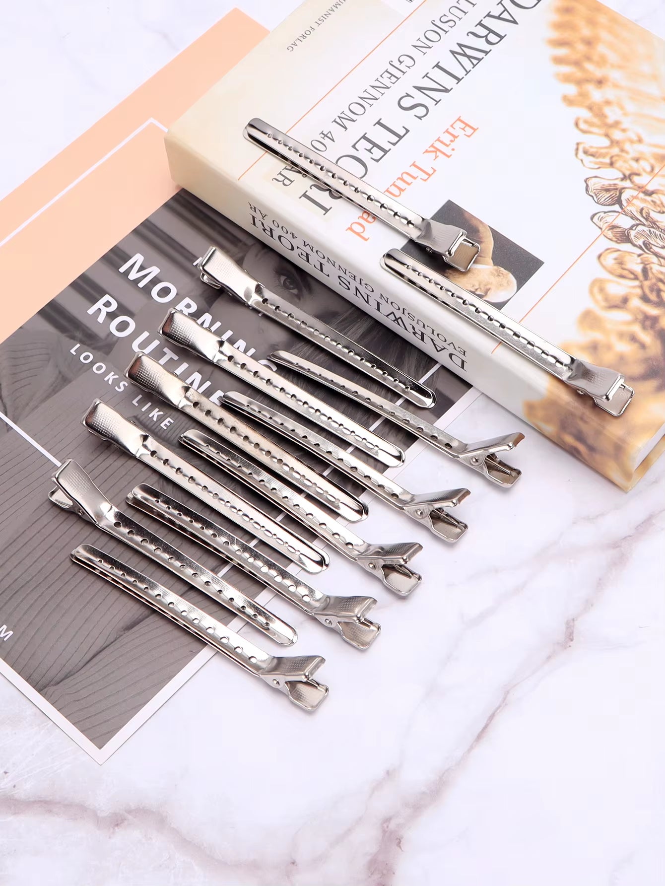 Barber Shop Hair Styling Hair Clips Salon Hairdressing Tools Crocodile Hair Clips Professional Hairdresser Knuckle Hair Clips