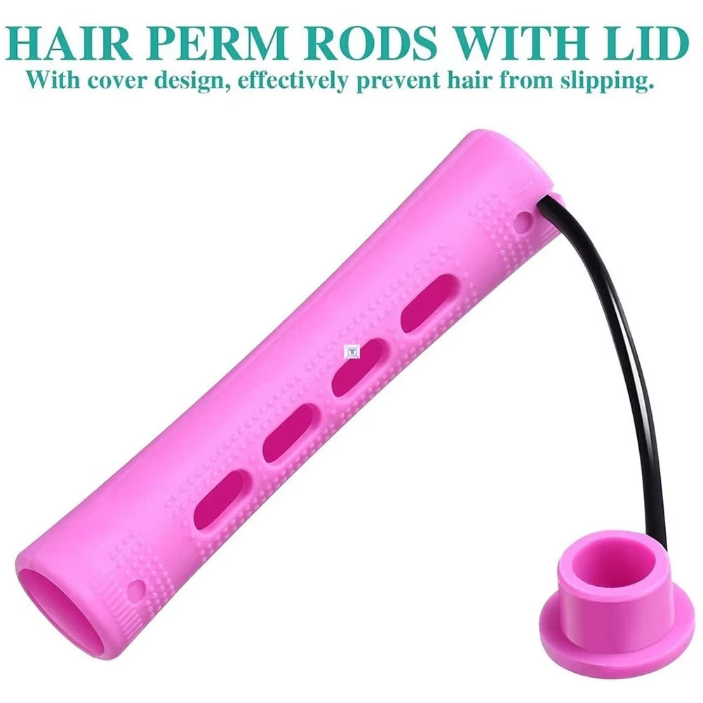 10Pcs Hair Perm Rods Short Cold Wave Rods Hair Curler No Heat Perming Rods Hair Curling Rollers Curlers Curling Hair Tools