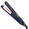 Flat Iron for Hair,  1.25 Inch Ionic Ceramic Straightening and Culer with LCD Display, Dual Voltage, 15S Heat Up, Prussian Blue