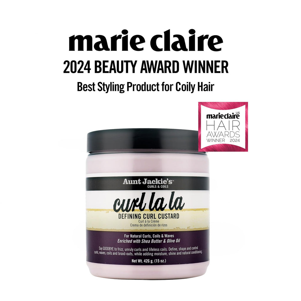 Aunt Jackie'S Curls and Coils Curl La La Defining Curl Custard for Natural Hair