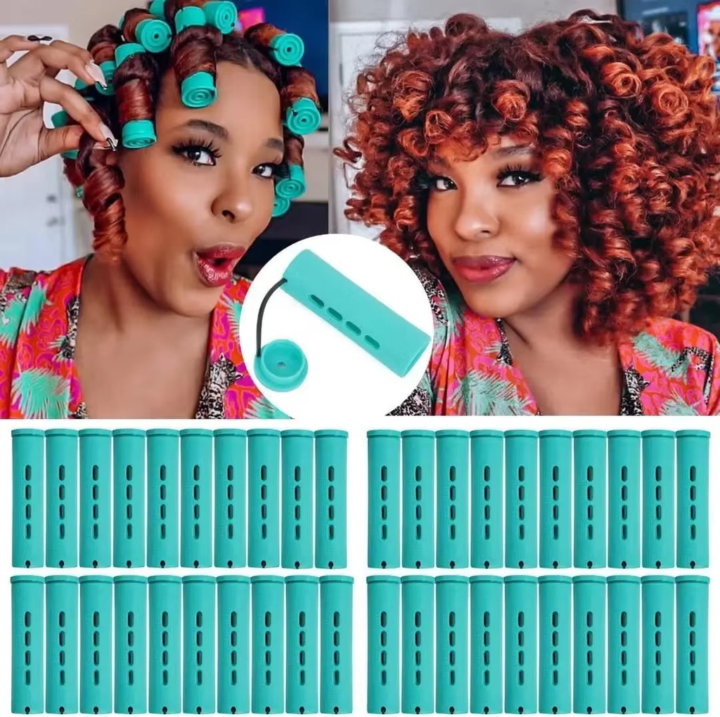 10Pcs Hair Perm Rods Short Cold Wave Rods Hair Curler No Heat Perming Rods Hair Curling Rollers Curlers Curling Hair Tools