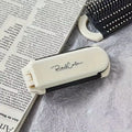 CALIYI 1PCS Folding Mini Pocket Hair Comb with Mirror Portable Massage Comb Brush for Salon Travel Outdoor Makeup Styling Tools