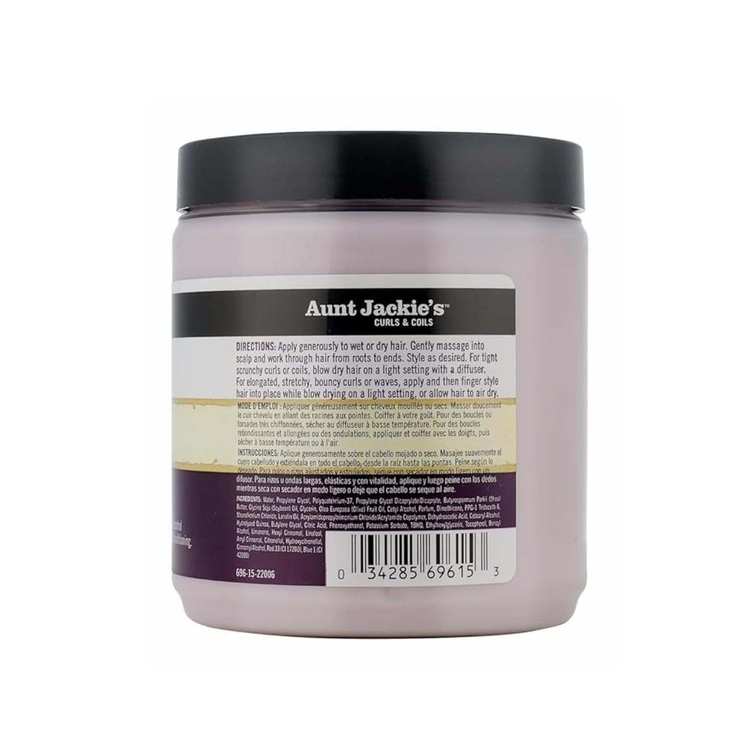 Aunt Jackie'S Curls and Coils Curl La La Defining Curl Custard for Natural Hair