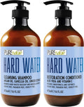 Hard Water Shampoo and Conditioner Set 16 Fl Oz Set of 2 Sulfate Free and Paraben Free Chelating Action Moisturizing Professional Formula for Women and Men Hydrating Swim Safe Formula