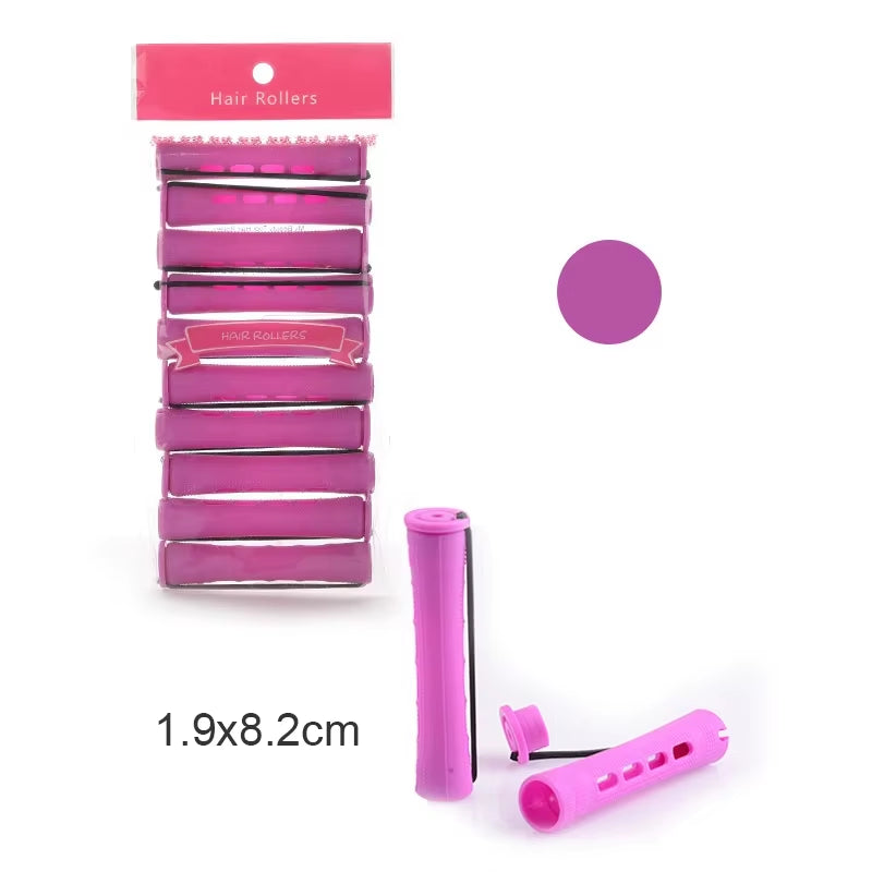 10Pcs Hair Perm Rods Short Cold Wave Rods Hair Curler No Heat Perming Rods Hair Curling Rollers Curlers Curling Hair Tools