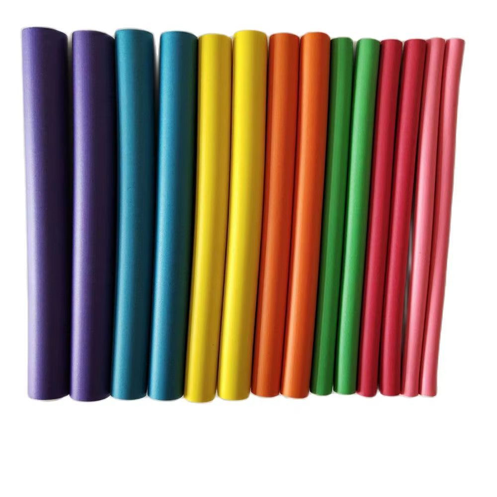 42 Pcs/Lot Heatless Curling Rod Soft Sponge Hair Curler Roller Foam Bendy Twist Curls Tool DIY Hairstyling Hairdressing Tools