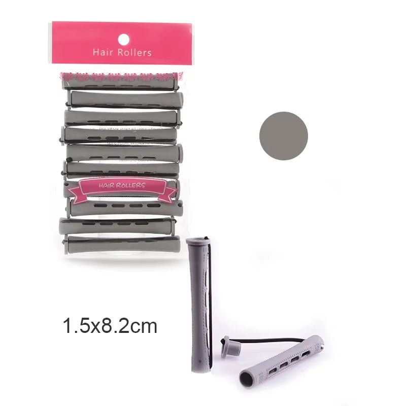 10Pcs Hair Perm Rods Short Cold Wave Rods Hair Curler No Heat Perming Rods Hair Curling Rollers Curlers Curling Hair Tools