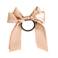 Korean Bowknot Hair Tie Scrunchies for Women Fashion Long Ribbon Elastic Hair Bands Bow Ponytail Ties Hair Accessories