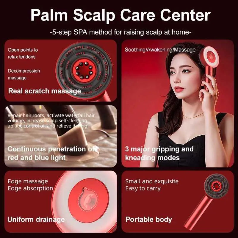 OREADEX Scalp Massaging Comb Hair Scalp Massager Electric Massager for Scalp Hair Handheld Portable Massager Deep Muscle Relaxxj241123