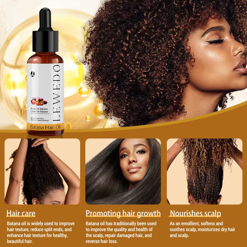 Natural Batana Oil Serum for Hair Growth Healthier Thicker Fuller anti Hair Loss