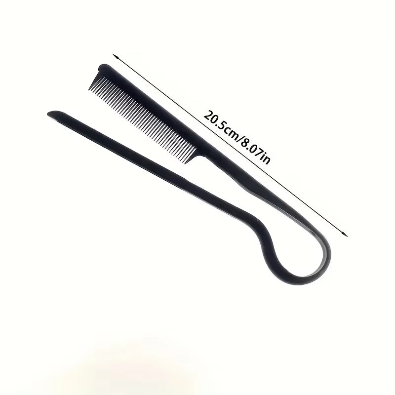 V-Shaped Hairstyle Comb - Effortlessly Create a Fashionable and Messy Hairstyle - Professional Straight Hair Fork - Perfect Salo