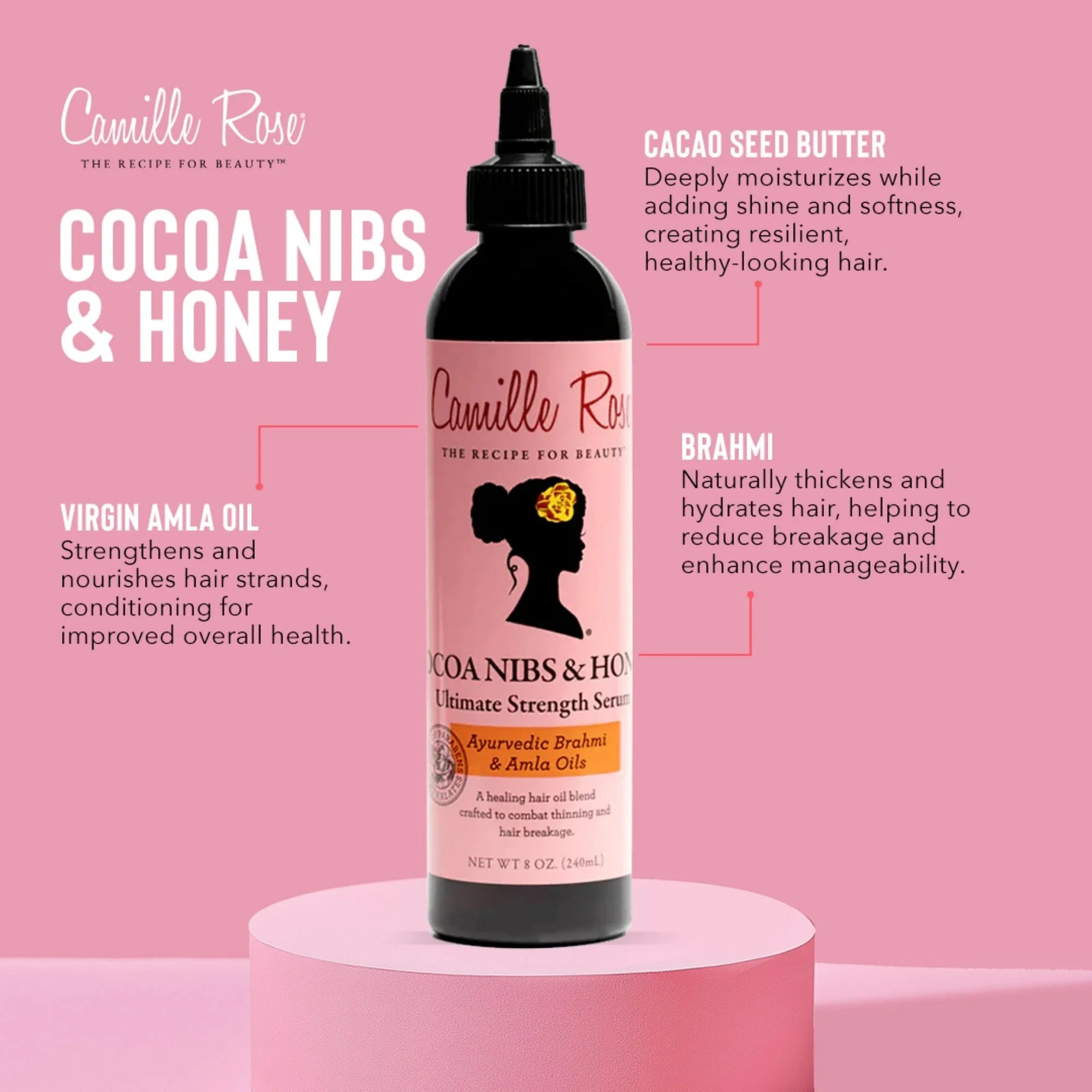 Naturals Cocoa Nibs and Honey Ultimate Growth Serum, 8 Oz