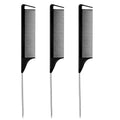 Pointed Tail Combs Rat Tail Comb for Separation Hair Braiding and Combing Professional Barber Shop Cutting Hair Styling Products