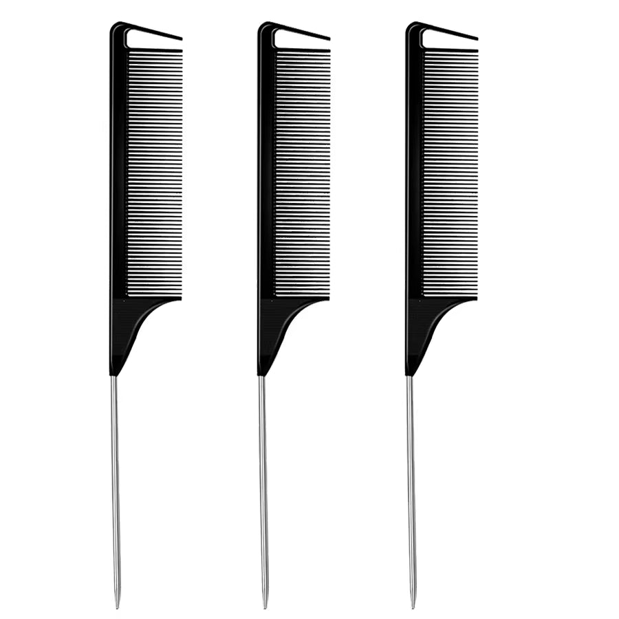 Pointed Tail Combs Rat Tail Comb for Separation Hair Braiding and Combing Professional Barber Shop Cutting Hair Styling Products