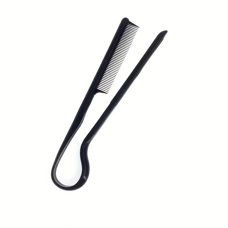 V-Shaped Hairstyle Comb - Effortlessly Create a Fashionable and Messy Hairstyle - Professional Straight Hair Fork - Perfect Salo