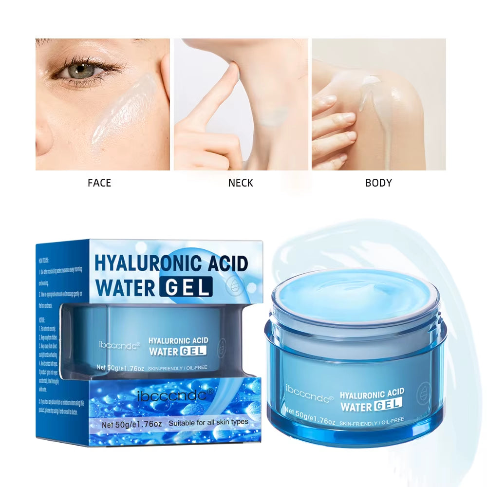 Hydro Boost Face Moisturizer with Hyaluronic Acid for Dry Skin Oil-Free and Non-Comedogenic Water Gel Face Lotion