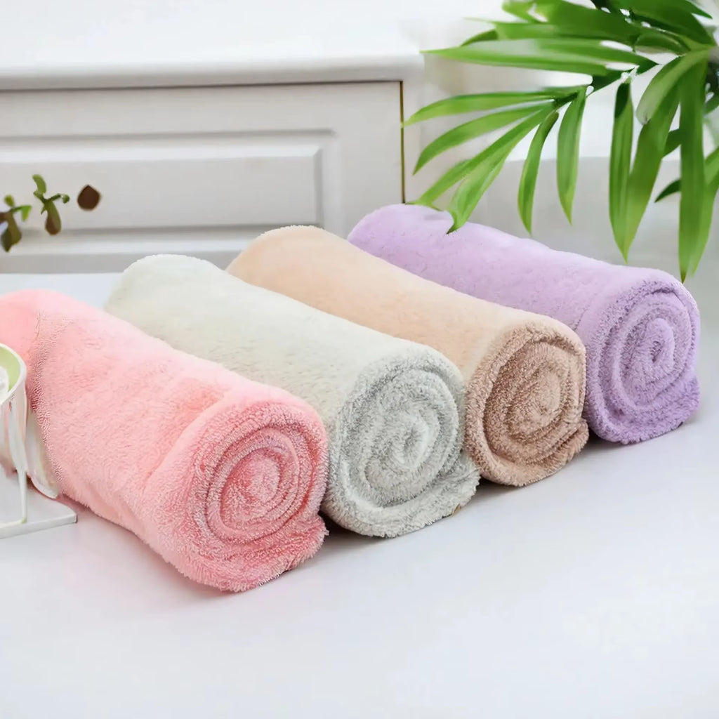 Dry Hair Cap Sports Towel Fiber Super Fine Adult Bath Towel Towels Bathroom Soft Turban for Hair Drying Miss Serviettes Face Wet