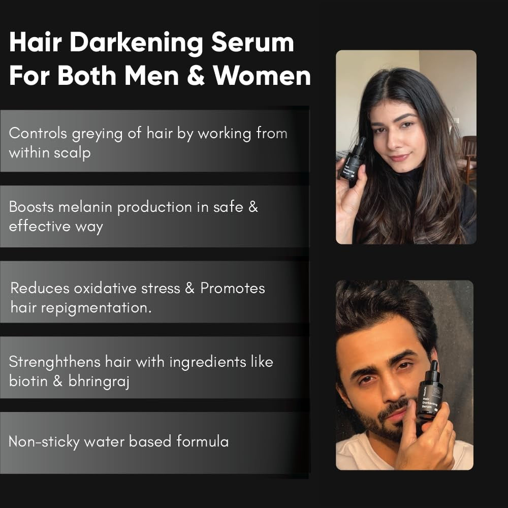Anti Gray Hair Darkening Serum | Reverses & Limits Hair & Beard Graying with Arc