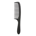 Wide Tooth Comb Detangling Hair Wide Comb round Teeth Hairdress Comb Carbon Antistatic Comb Pro Salon Dyeing Styling Tools