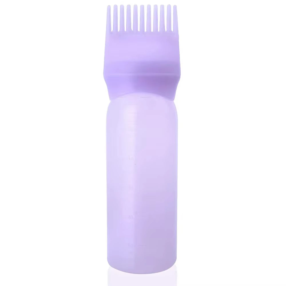 160Ml Hair Root Comb Applicator Bottle Dispensing Hair Dye Applicator Comb Brush Salon Hair Coloring Hairdressing Styling Tools