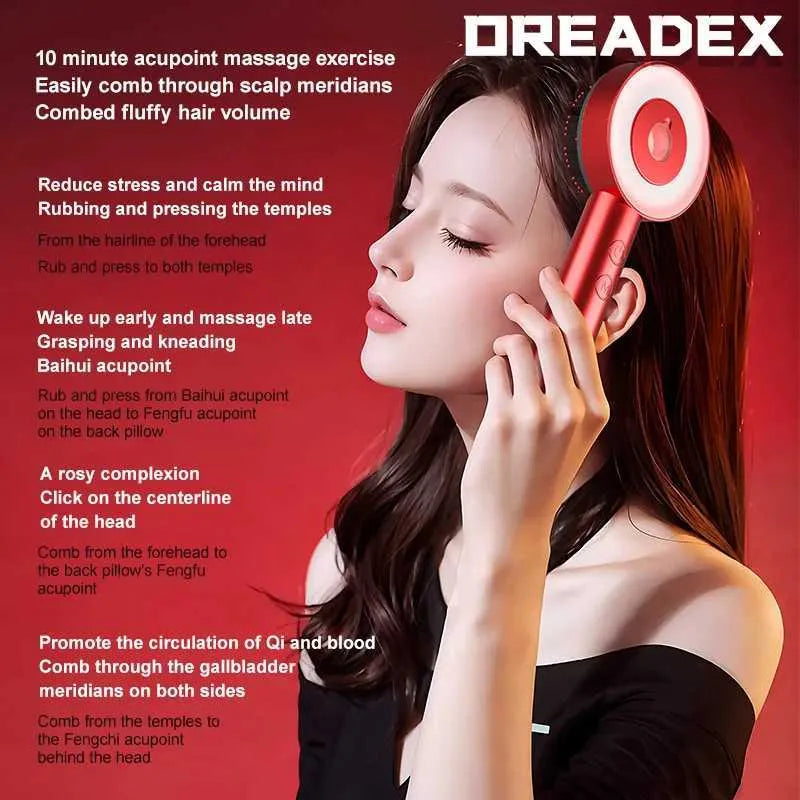 OREADEX Scalp Massaging Comb Hair Scalp Massager Electric Massager for Scalp Hair Handheld Portable Massager Deep Muscle Relaxxj241123