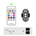 RGB Led Aircraft Strobe Lights Motorcycle Lights LED Flash Position Wireless Light Aircraft Airplane Helicopter Warning Lights