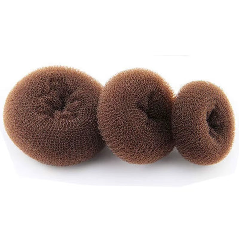 3Pcs Hair Bun Donut Magic Foam Products Hairstyle Lazy Hair Accessories for Girls Women Lady Easy Big Ring Hair Styling Tools