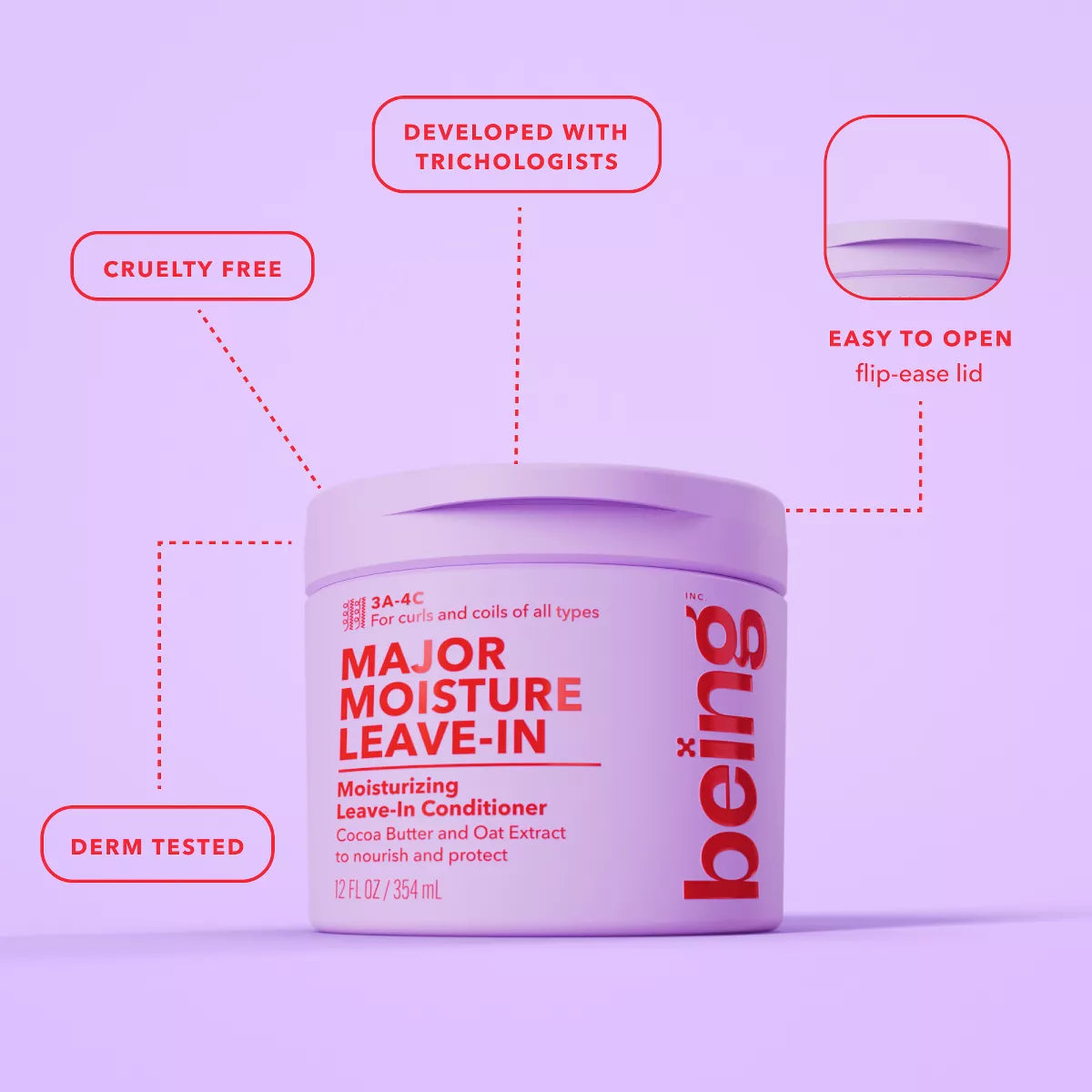 Being Major Moisture Leave-In Conditioner - 12Oz