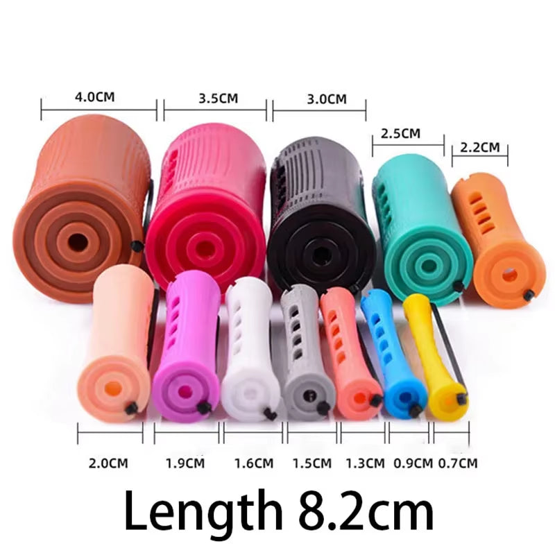 10Pcs Hair Perm Rods Short Cold Wave Rods Hair Curler No Heat Perming Rods Hair Curling Rollers Curlers Curling Hair Tools