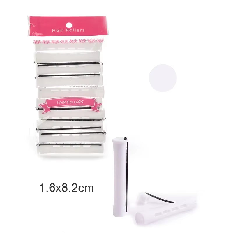10Pcs Hair Perm Rods Short Cold Wave Rods Hair Curler No Heat Perming Rods Hair Curling Rollers Curlers Curling Hair Tools