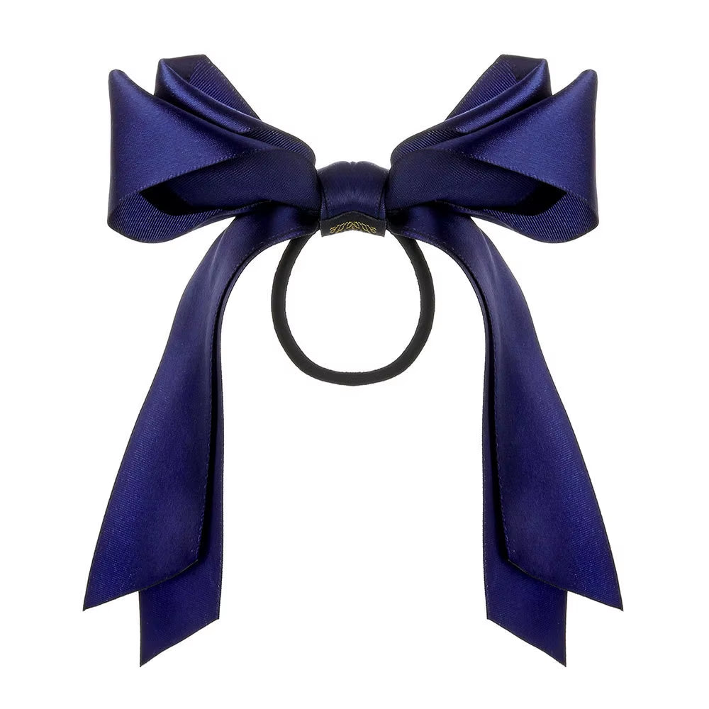 Korean Bowknot Hair Tie Scrunchies for Women Fashion Long Ribbon Elastic Hair Bands Bow Ponytail Ties Hair Accessories
