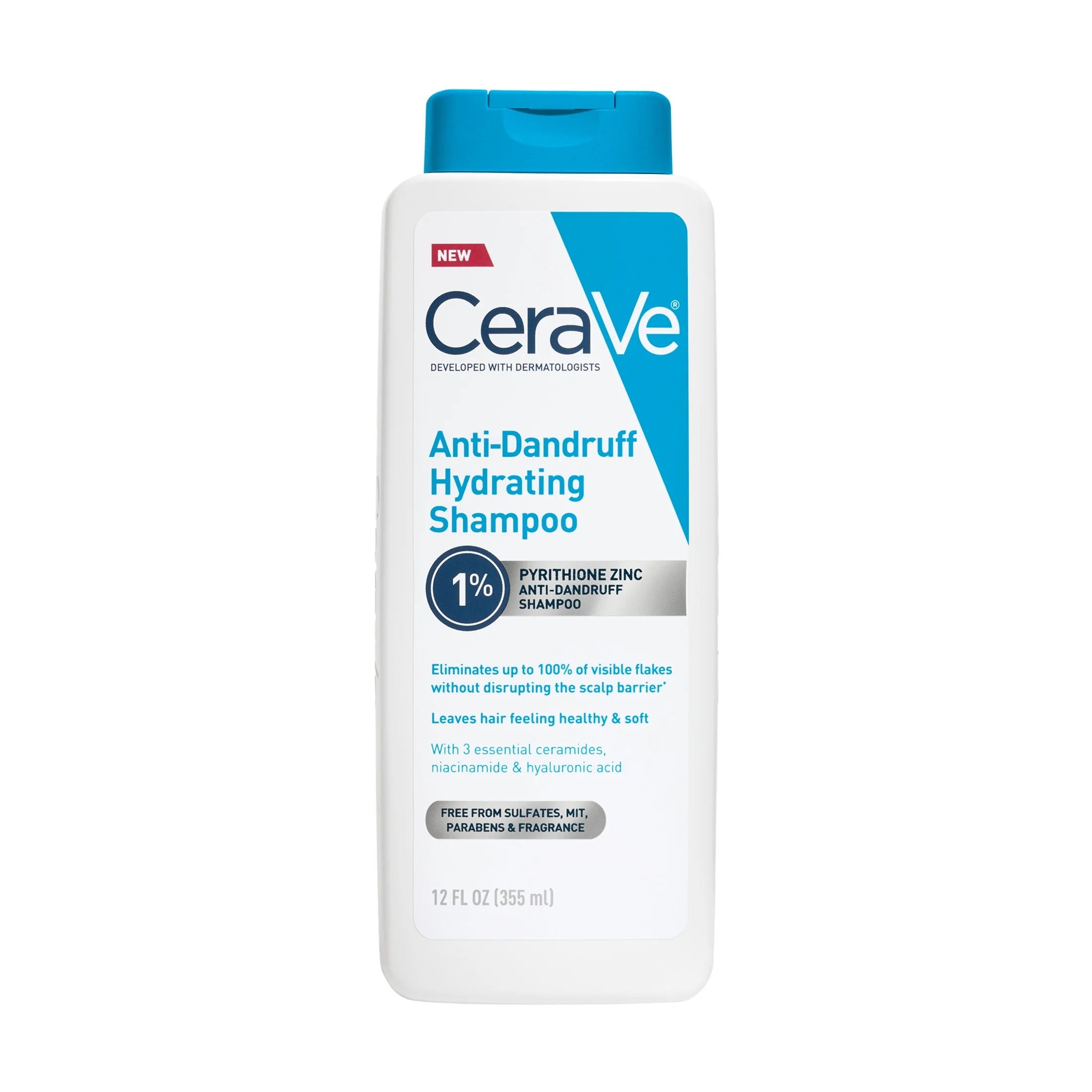 Hydrating anti Dandruff Shampoo Sulfate Free & Color Safe Itchy Scalp Treatment