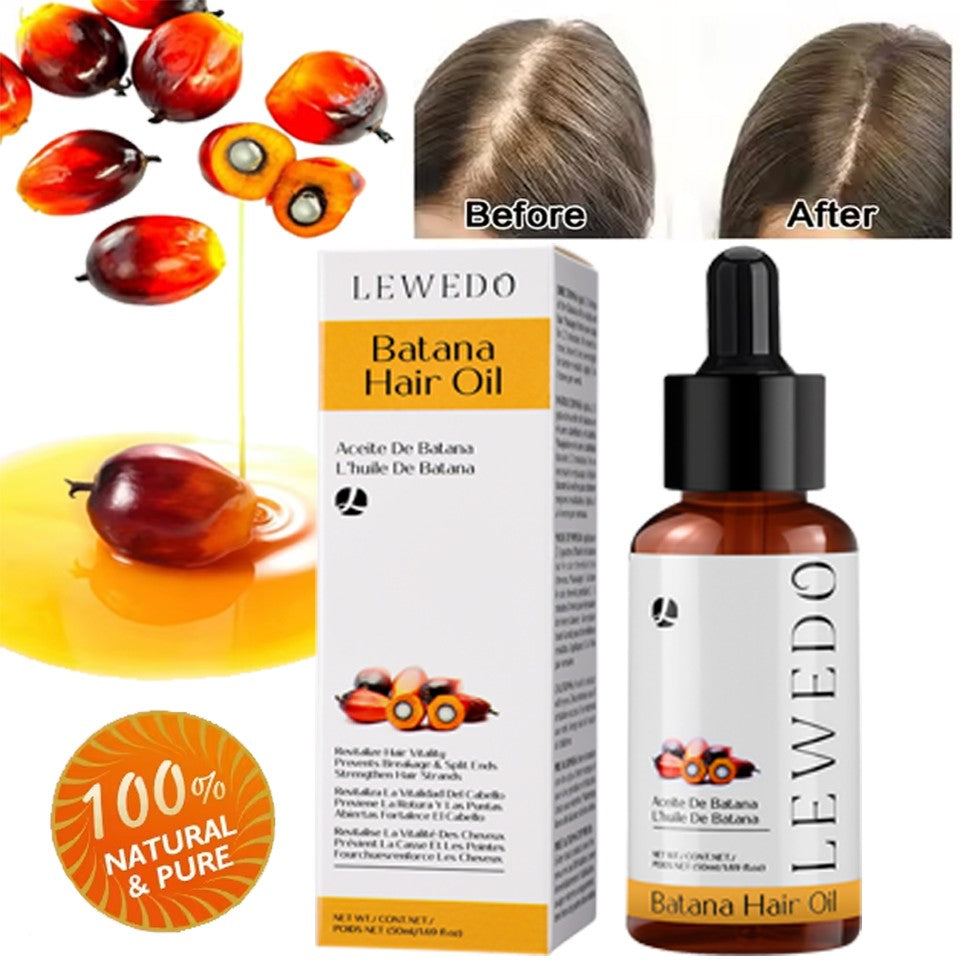 Natural Batana Oil Serum for Hair Growth Healthier Thicker Fuller anti Hair Loss