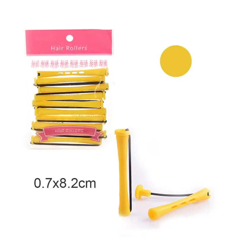 10Pcs Hair Perm Rods Short Cold Wave Rods Hair Curler No Heat Perming Rods Hair Curling Rollers Curlers Curling Hair Tools
