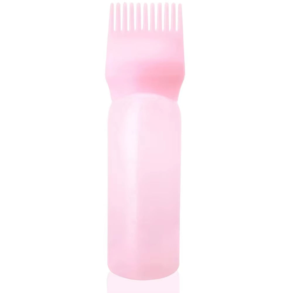 160Ml Hair Root Comb Applicator Bottle Dispensing Hair Dye Applicator Comb Brush Salon Hair Coloring Hairdressing Styling Tools