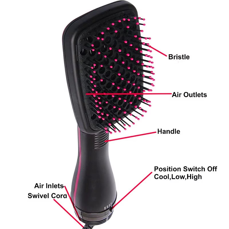 Hot Air Blow Dryer Brush Professional Straightener Comb Electric Blow Dryer for Styling and Drying Blow Dryer Hair Dryer