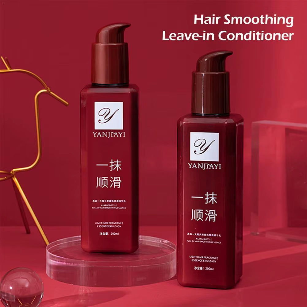 200Ml Smoothing Hair Conditioner Hair Leave-In Conditioner Wash-Free Film Frizz Hair Conditioner Care anti Frizz-Improving Y8R4