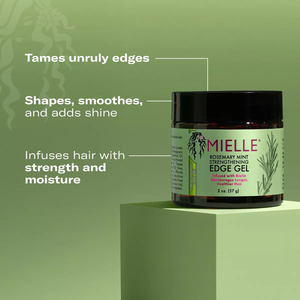Mielle Organics Rosemary Mint Strengthening Edge Gel - 2Oz