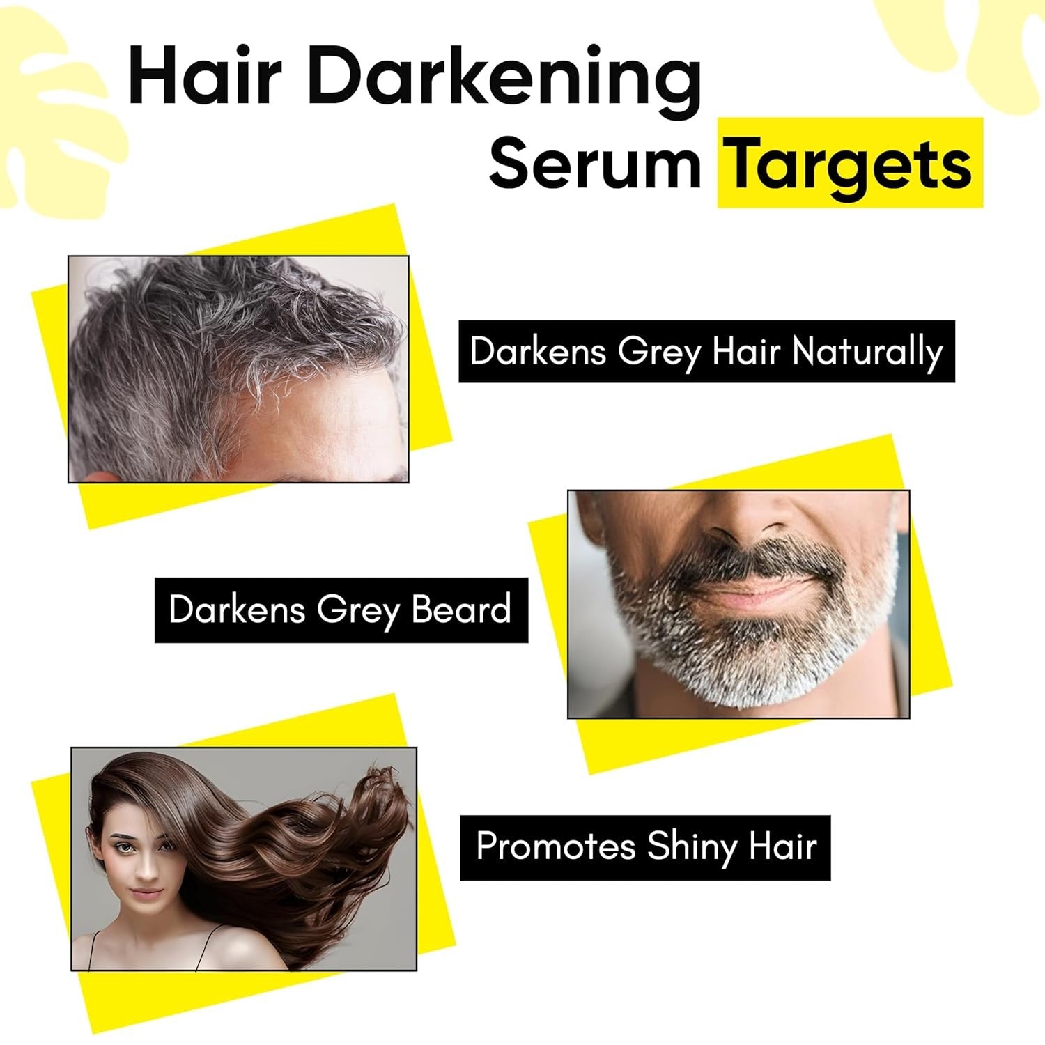 Anti Gray Hair Darkening Serum | Reverses & Limits Hair & Beard Graying with Arc
