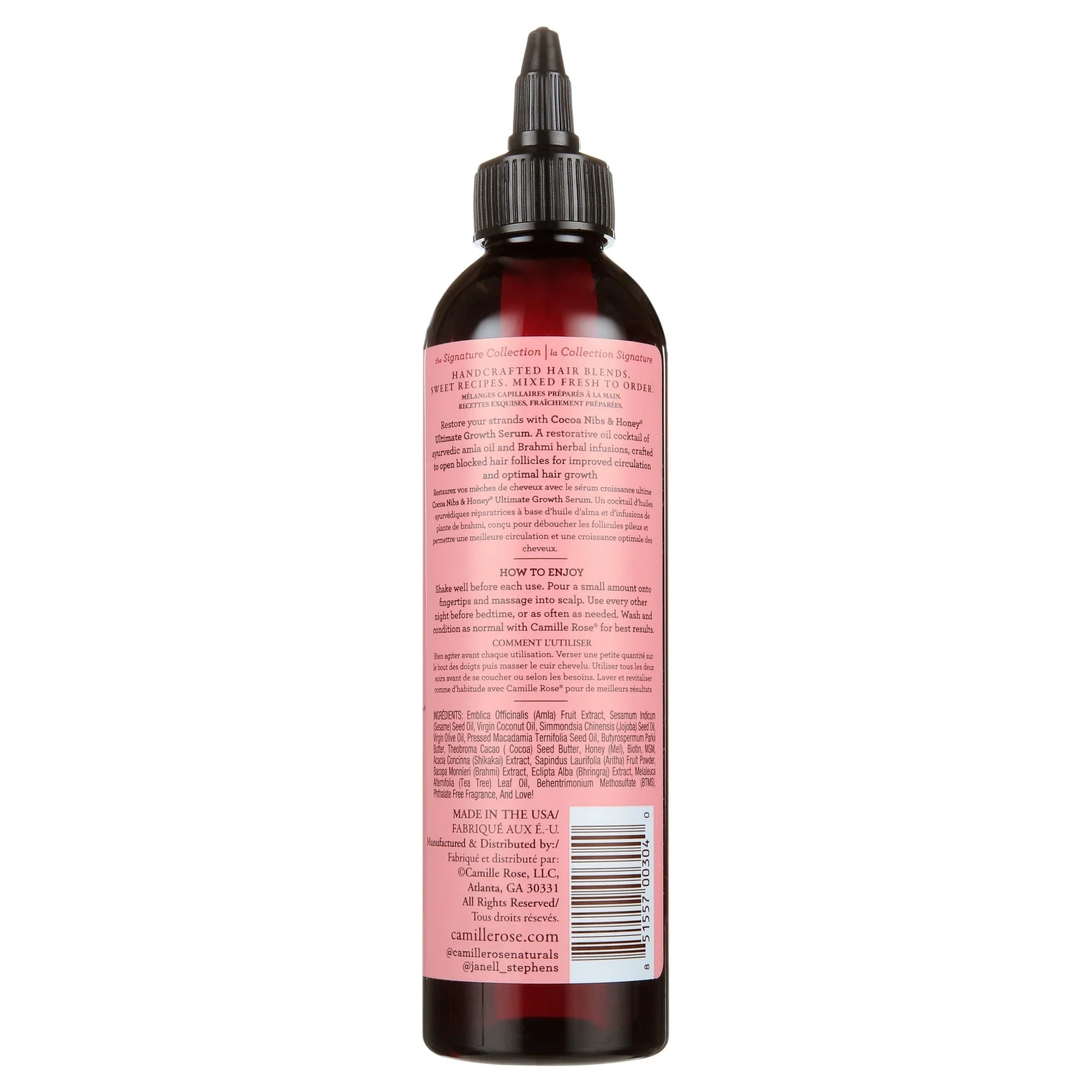 Naturals Cocoa Nibs and Honey Ultimate Growth Serum, 8 Oz