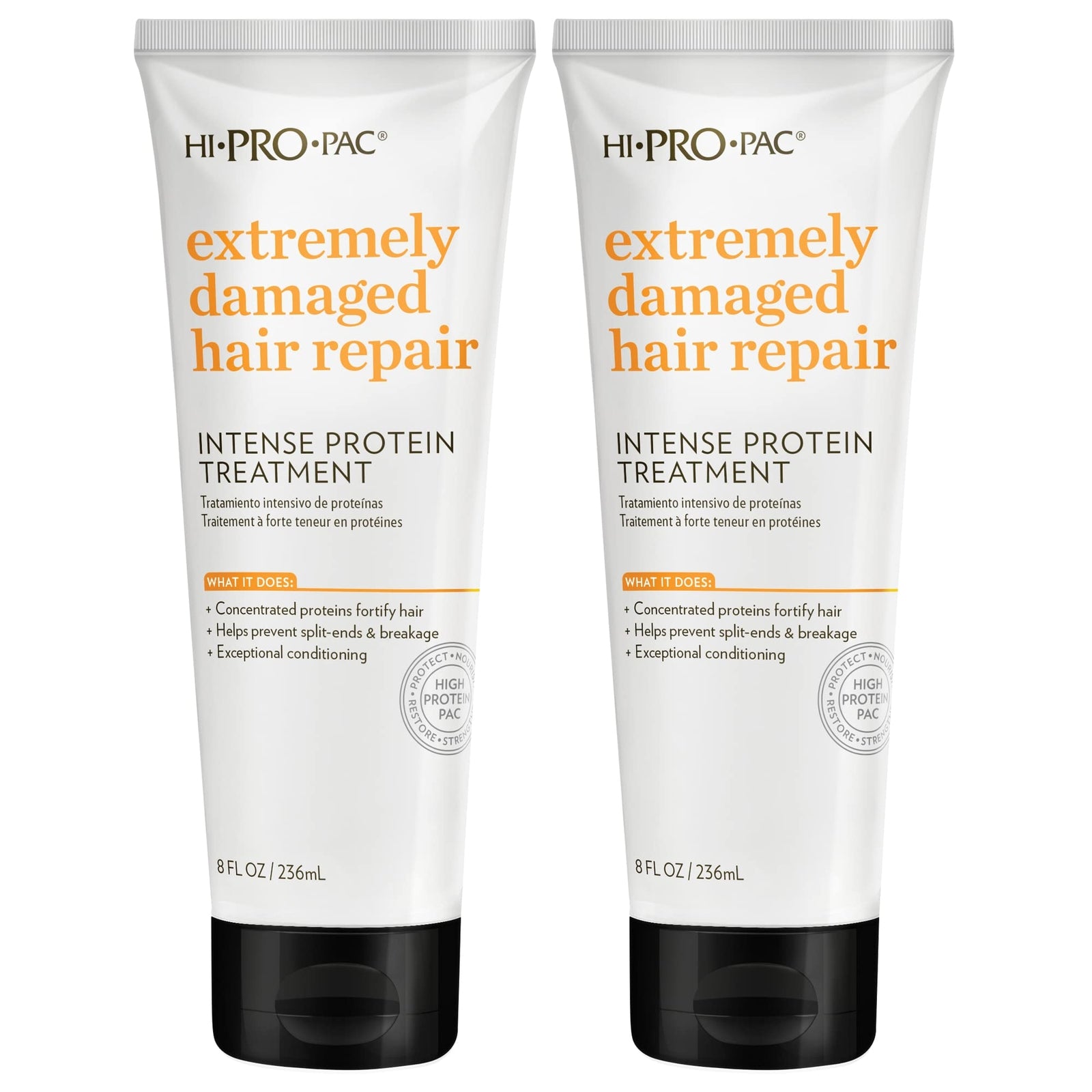 Conditioner Protein Hair Mask 8 Ounce Pack of 2 for Damaged Hair Treatment